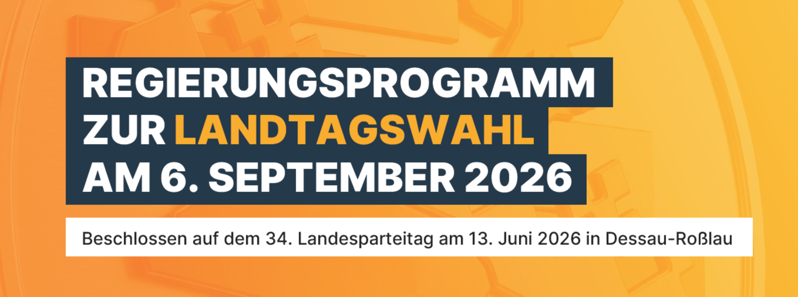 Regierungsprogramm 2026 Regierungsprogramm 2026